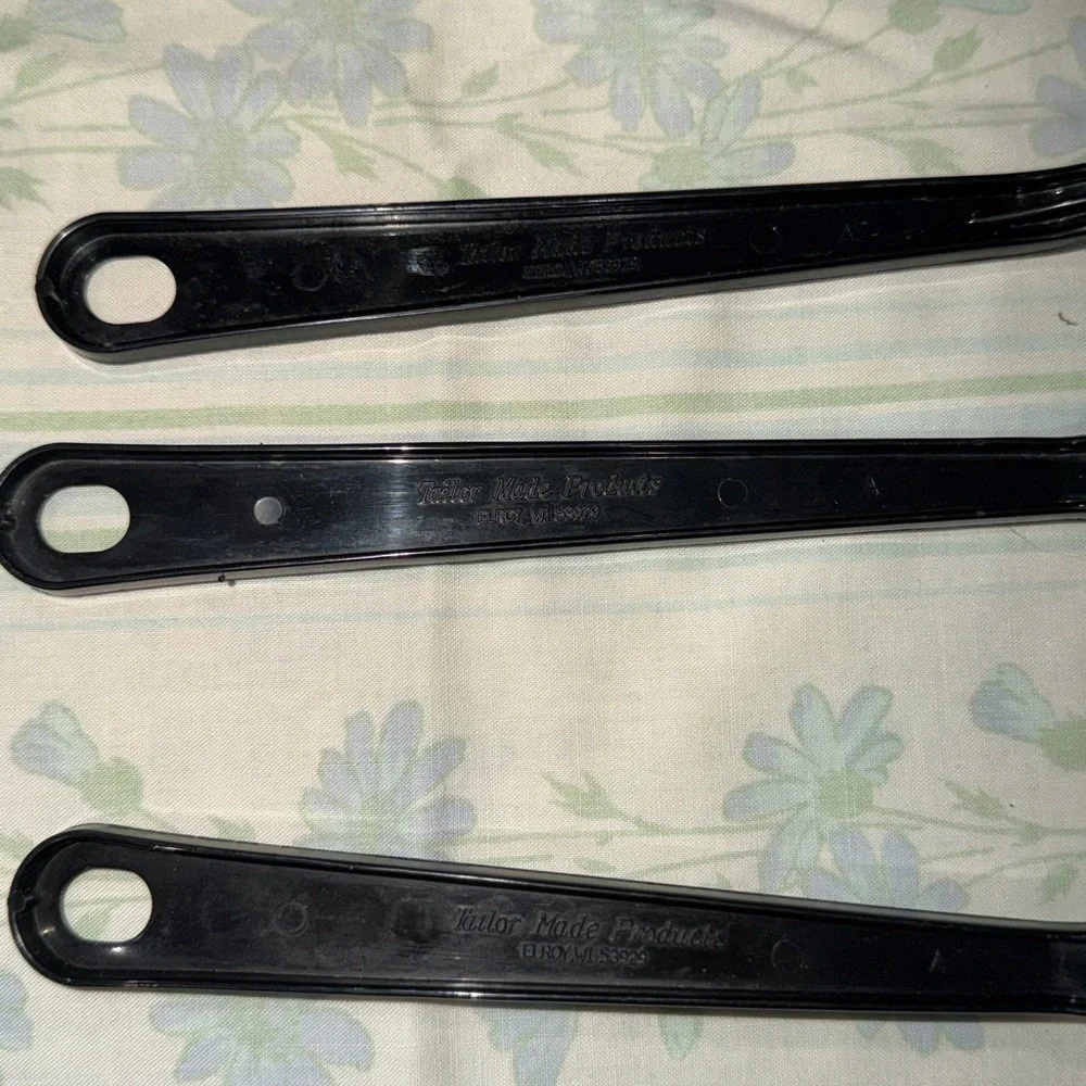 Tailor Made Products Black Nylon Utensils Set of 3 Slotted‎ Spatulas